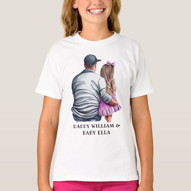 Vater und Tochter Bond (12) T-Shirt (Vorderseite)