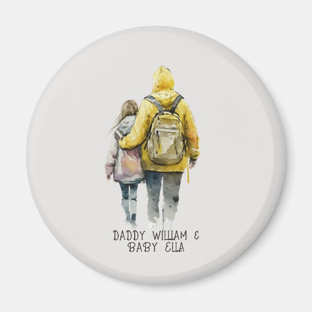 Vater und Tochter Bond (2) Magnet (Vorne)