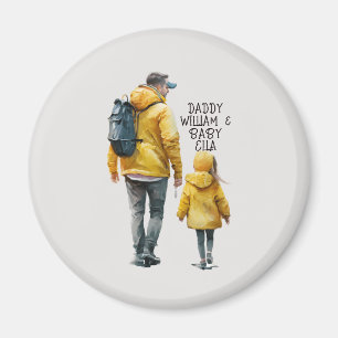 Vater und Tochter Bond (3) Magnet