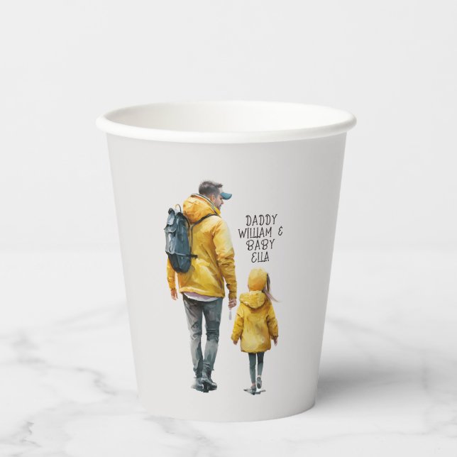 Vater und Tochter Bond (3) Pappbecher (Vorderseite)