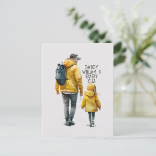 Vater und Tochter Bond (3) Postkarte