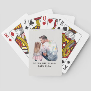 Vater und Tochter Bond (5) Spielkarten