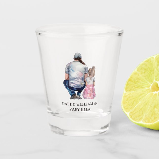 Vater und Tochter Bond (8) Schnapsglas (Vorderseite)