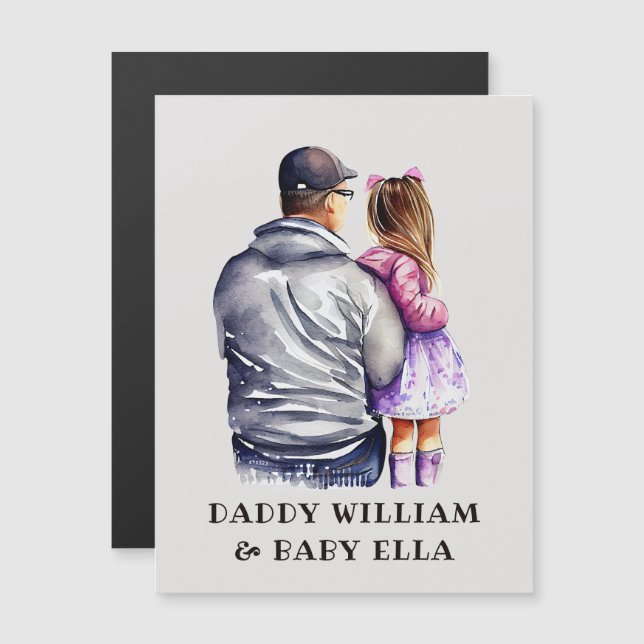 Vater und Tochter Bond (9) Magnetkarte (Vorne/Hinten)