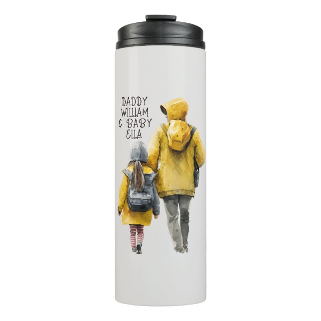 Vater und Tochter Bond Thermosbecher (Vorderseite)
