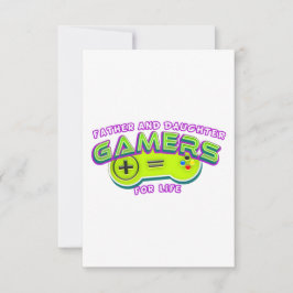 Vater und Tochter Dankeskarte