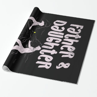 Vater und Tochter die besten Lebensfreunde Geschenkpapier