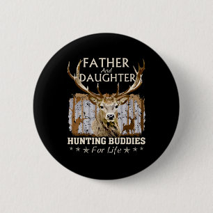 Vater und Tochter, die für lebenslanges Geschenk j Button