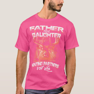 Vater und Tochter, die Jagdpartner für Hirsche T-Shirt