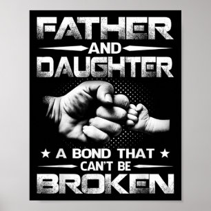 Vater und Tochter eine Anleihe, die nicht zerbroch Poster
