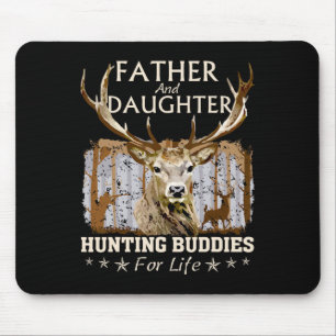 Vater und Tochter jagen Buddies für Lebensfreude F Mousepad