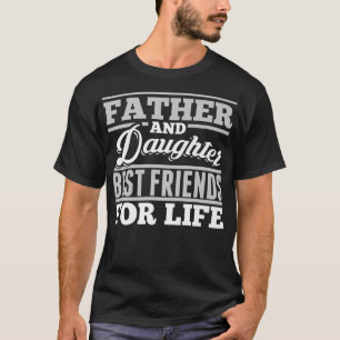 Vater und Tochter niedliches Grafikdesign T-Shirt