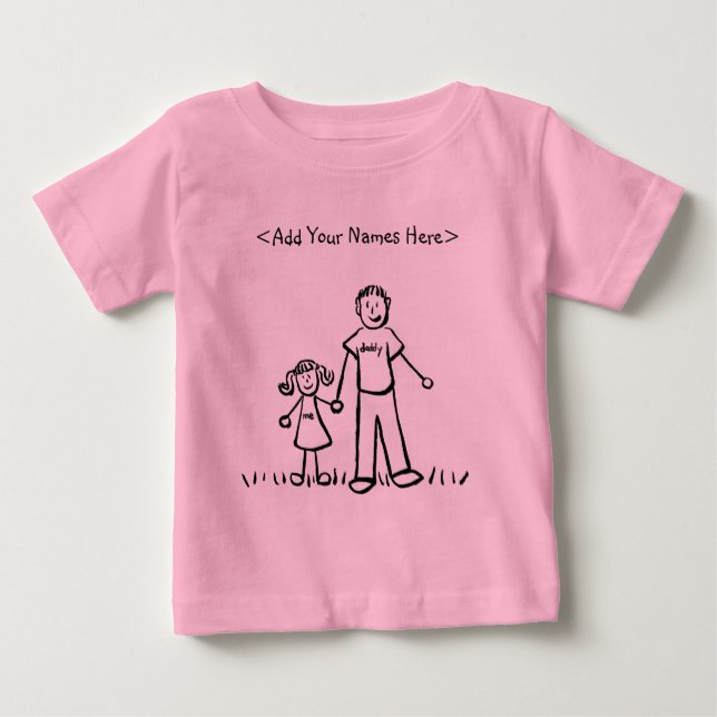 Vater und Tochter Shirt (Vorderseite der Individue (Vorderseite)
