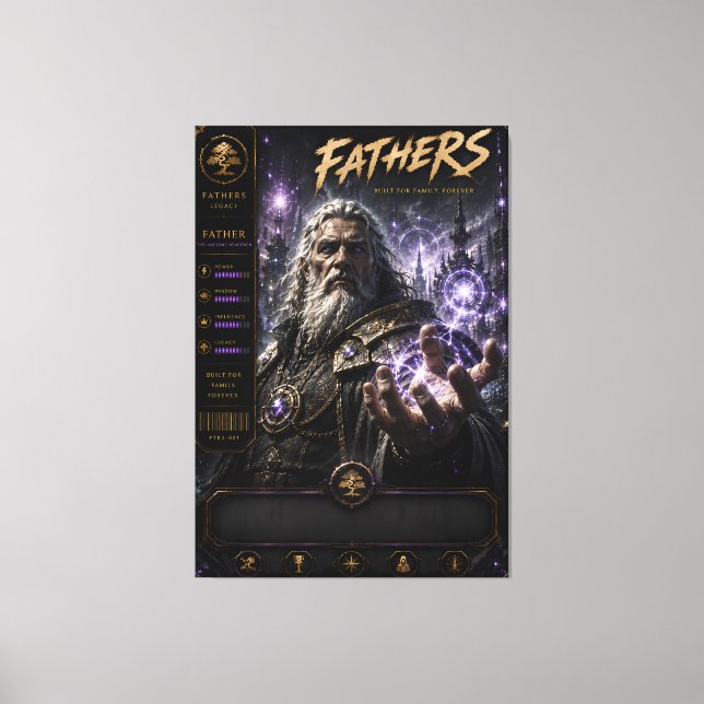 Vater Uralter Zauberer Leinwand (Vorderseite)