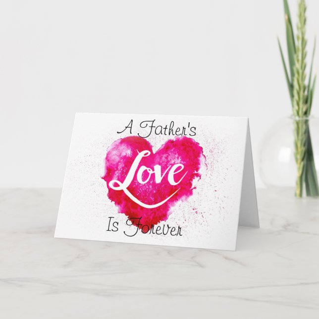 Vater-Urlaubskarte Feiertagskarte (Vorderseite)