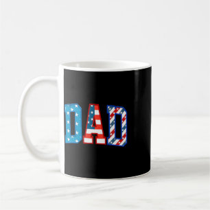 Vater USA Amerikanische Flagge Freiheit Patriotisc Kaffeetasse