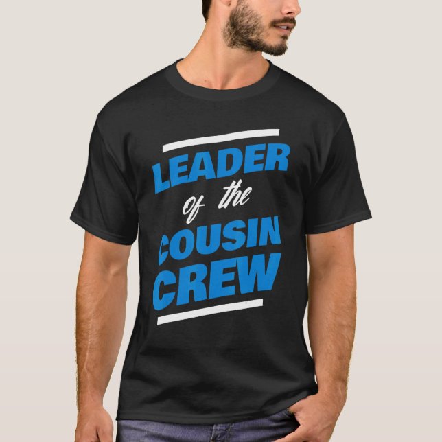 Vater Vater Mann Großvater Leiter der Cousin Crew T-Shirt (Vorderseite)