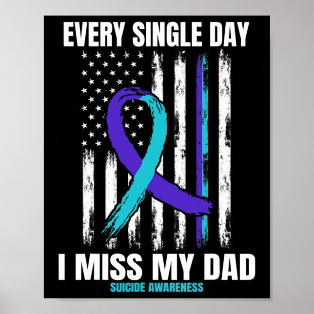 Vater Vater Selbstmord Awareness Prevention Usa Am Poster (Vorne)