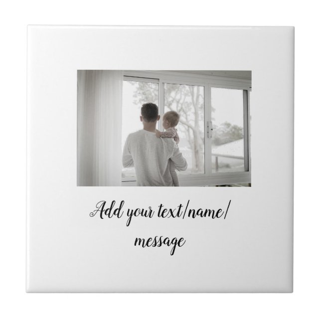 Vater Vater Vater Vater Vater Vater fügen Foto-Tex Fliese (Vorderseite)