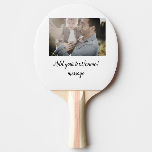 Vater Vater Vater Vater Vater Vater fügen Foto-Tex Tischtennis Schläger (Vorderseite)