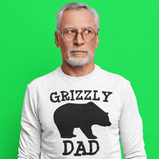 VATER Vatertag GRIZZLY VATER T - Shirt (Von Creator hochgeladen)