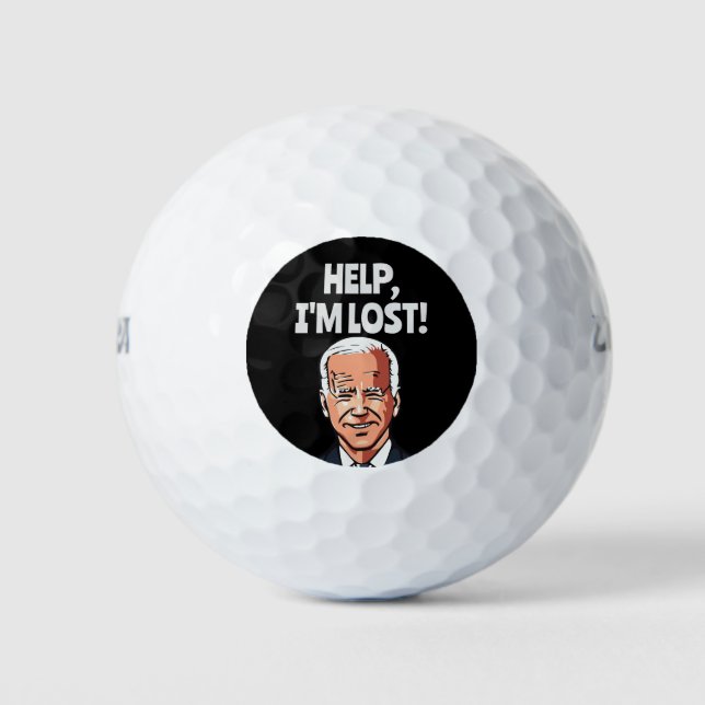 VATER VATHER'S DAY JOE BIDEN FUNNY GOLFBALL (Vorderseite)