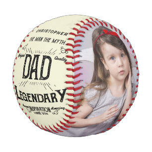 Vater Vathers Day Man Myth Legend Foto Baseball