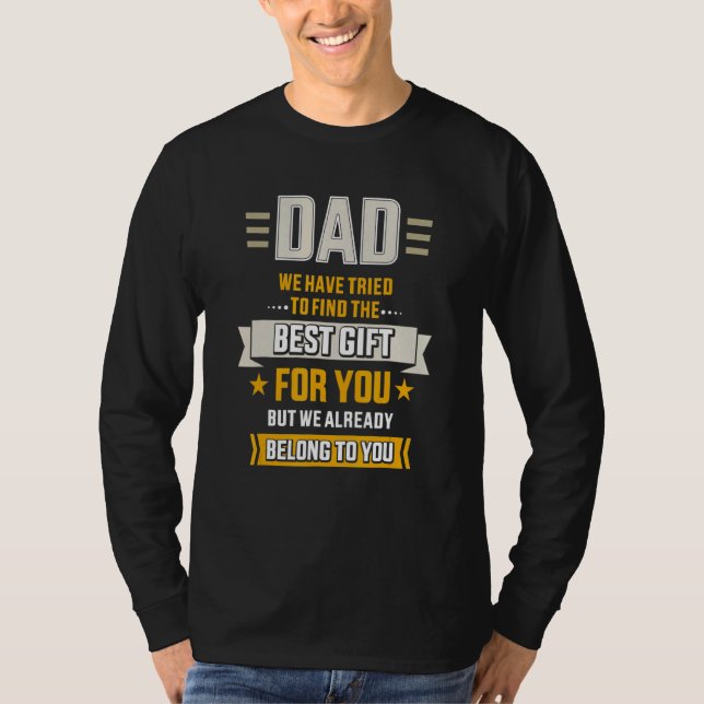 Vater versuchte, den besten Nachfolger von Daug zu T-Shirt (Vorderseite)