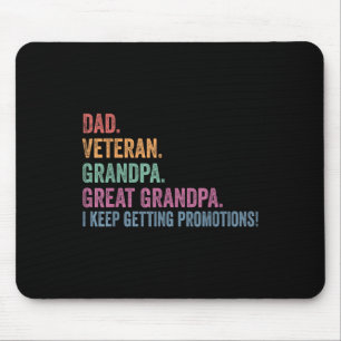Vater Veteran Funny Grandpa Großer Großvater Veter Mousepad