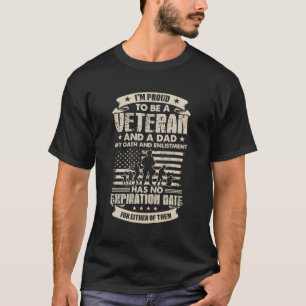 Vater Veteran mein Eid und Einberufung hat keine E T-Shirt