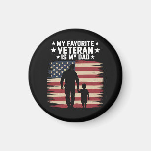 Vater Veteranentag Papa Stolz Magnet
