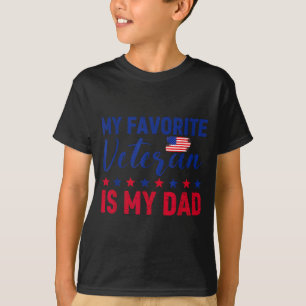 Vater Veterans Day Lieblingsveteran ist Dad Stolz T-Shirt