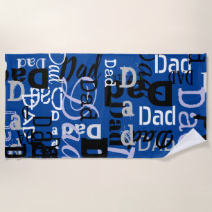 VATER VETHES DAY Geschenk Strand Golf Handtuch Bla