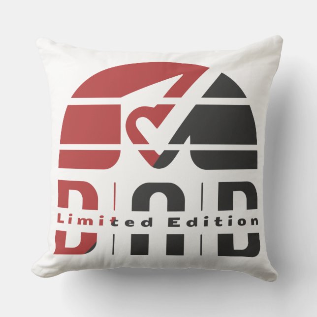 Vater Vintag & Retro: Vaterschaft als Visuelle Emo Kissen (Vorderseite)