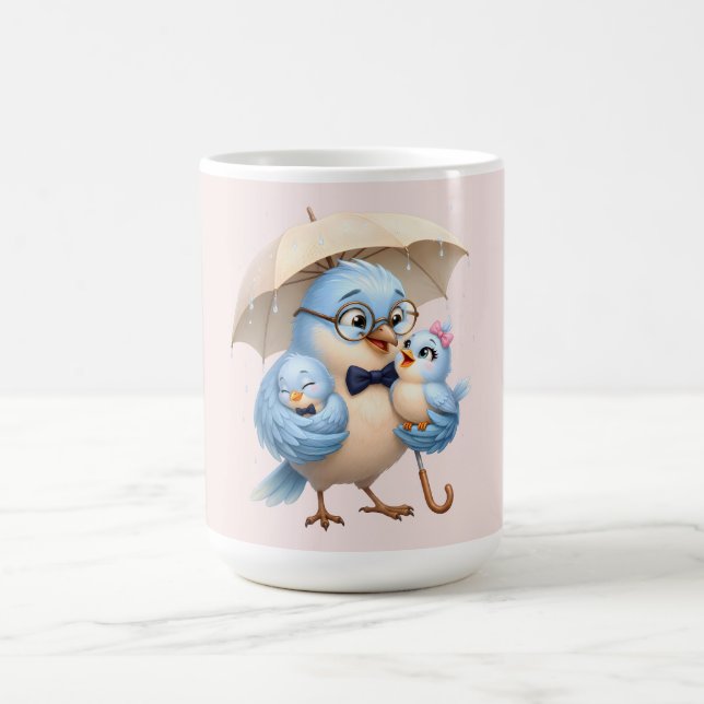 Vater-Vogel-Kaffeetasse  Kaffeetasse (Mittel)