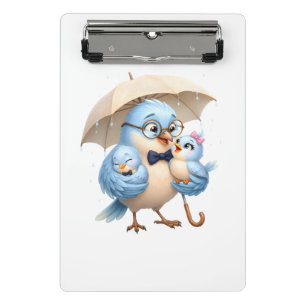 Vater Vogel Mini-Clipboard Bürogeschenk Mini Klemmbrett