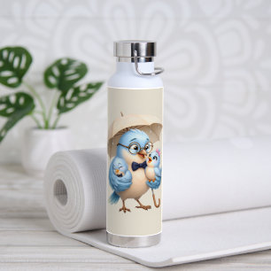 Vater-Vogel-Sportflasche Dad-Geschenk Trinkflasche
