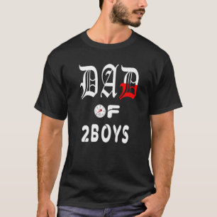 Vater von 2 Jungen Vater oder Großvater von 2 Kind T-Shirt