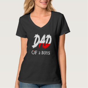 Vater von 2 Jungen Vater oder Großvater von 2 Kind T-Shirt