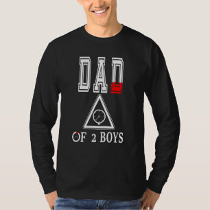 Vater von 2 Jungen Vater oder Großvater von 2 Kind T-Shirt