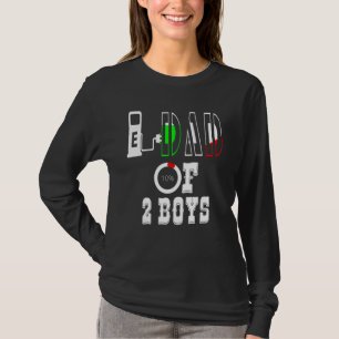 Vater von 2 Jungen Vater oder Großvater von 2 Kind T-Shirt