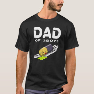 Vater von 2 Jungen Vater oder Großvater von 2 Kind T-Shirt