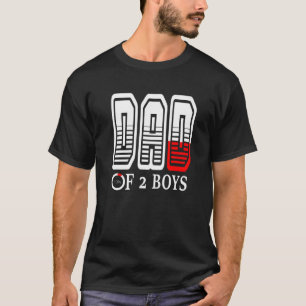 Vater von 2 Jungen Vater oder Großvater von 2 Kind T-Shirt