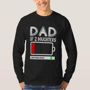 Vater von 2 Kindern im Modus "Niederer Power" Vate T-Shirt