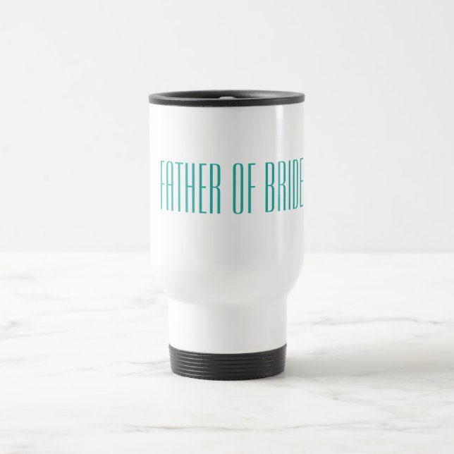 Vater von Bride Travel Mug Reisebecher (Mittel)