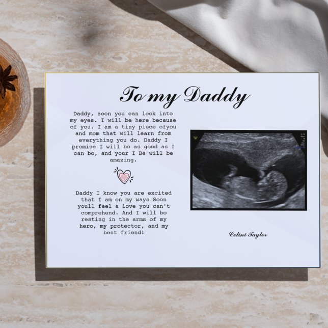 Vater von Bump bis Daddy fördern: Der sonnige Vate Empfehlungskarte (Promote Dad From Bump to Daddy: Funny Father's Day Referral Card)