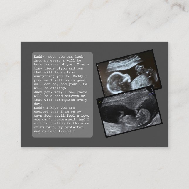 Vater von Bump bis Daddy fördern: Unglaublich witz Empfehlungskarte (Vorderseite)