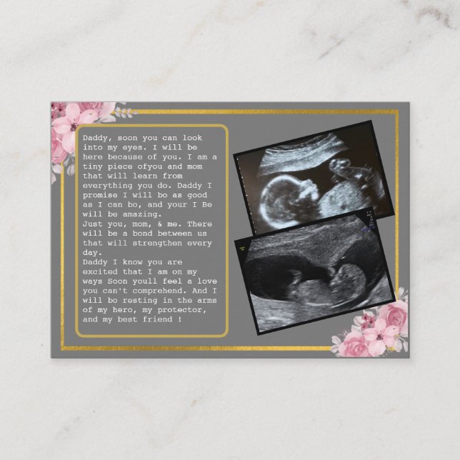 Vater von Bump bis Daddy fördern: Unglaublich witz Empfehlungskarte (Vorderseite)