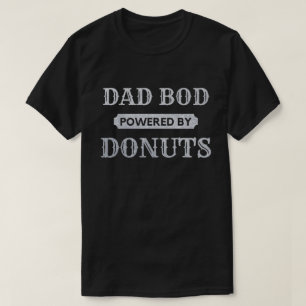 Vater von Donuts Glitzer T - Shirt