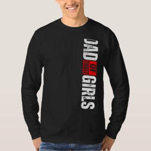 Vater von drei Mädchen T-Shirt
